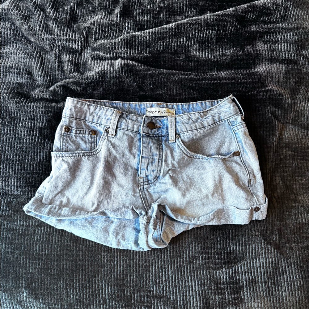 Women's Light Blue Denim Shorts